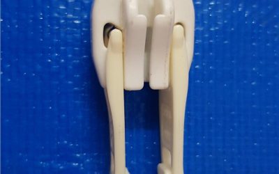 Pala Seleting YKK Gigi Jaket 8mm Pala Dobel